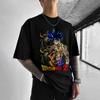2026 New Dragon Ball Mens and Womens TShirts Vegeta Anime SpringSummer ShortSleeved Punk Style