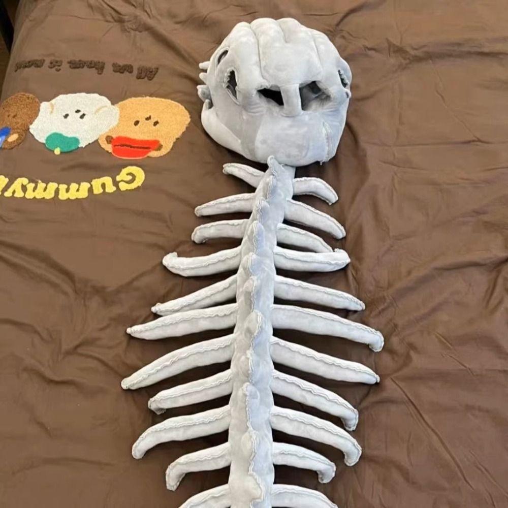 Stuffed Plush Dinosaur Skeleton Costume Costume Props Dinosaur Skeleton Outfit Holiday Masquerade