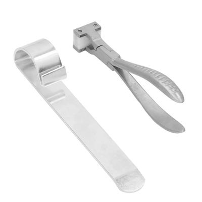 Stainless Steel Bracelet Bending Tool Silver Metal Bracelet Making Kit Durable Bracelet Helper
