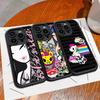 Japan Tokidoki For IPhone 17 Pro Max 16 15 14 13 12 11 Plus Black Soft Phone Cover