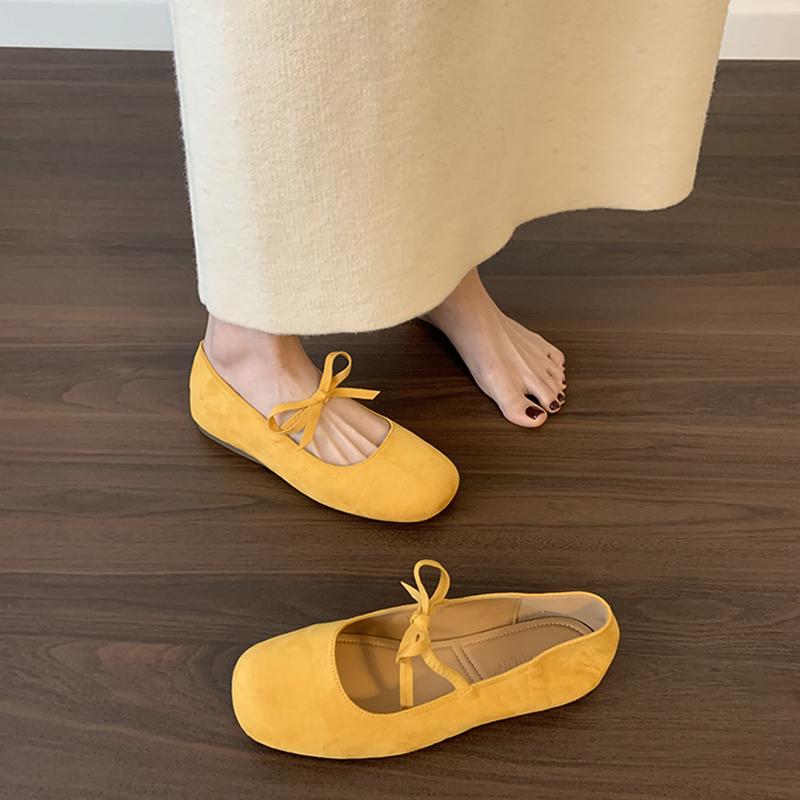 Spring Autumn Women Flats Round Toe Shallow Slip On Ladies Casual Ballet Shoes Eelgant Dress Shoes