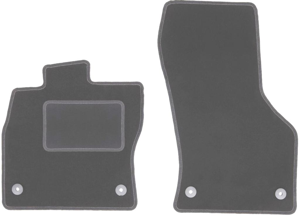 Front car mats: Skoda Octavia III liftback, sedan, variant, station wagon (2012-2020)