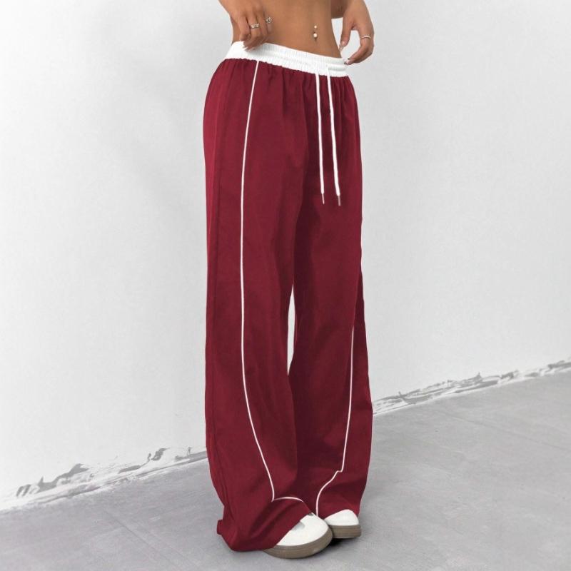 Spring and summer sports style women's clothing fashion loose casual niche hanging wide leg pants