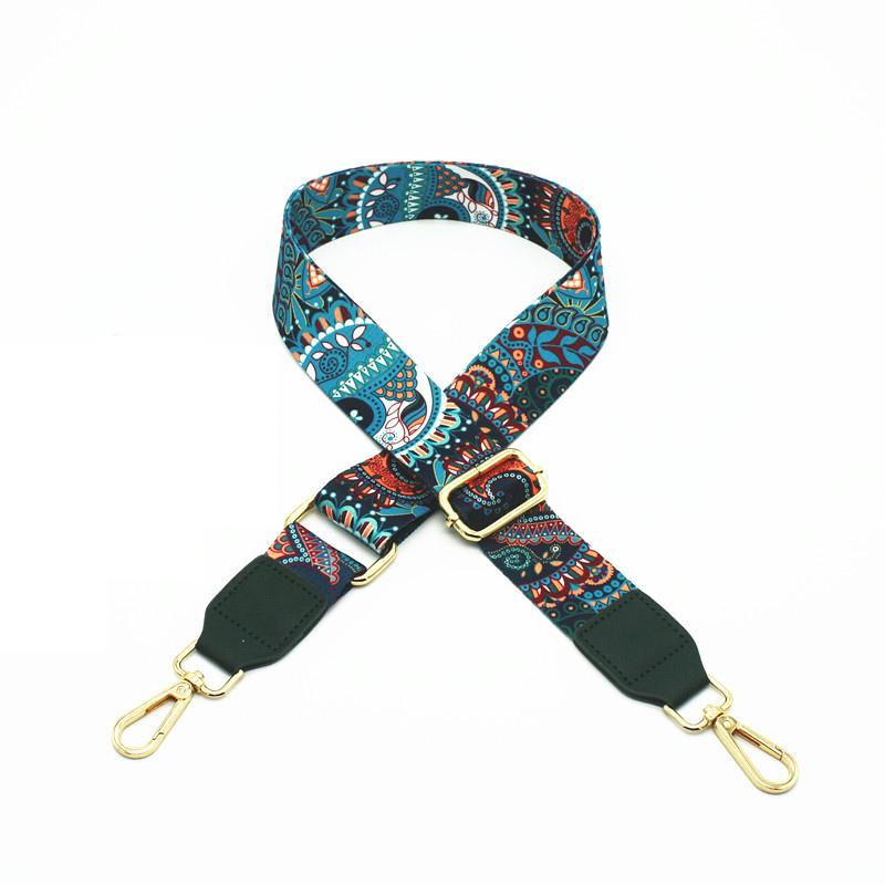 Colorful Bag Straps Nylon Crossbody Messenger Detachable Adjustable Handbag Shoulder Strap Women Purse Belt Accessory 3.8cm Wide