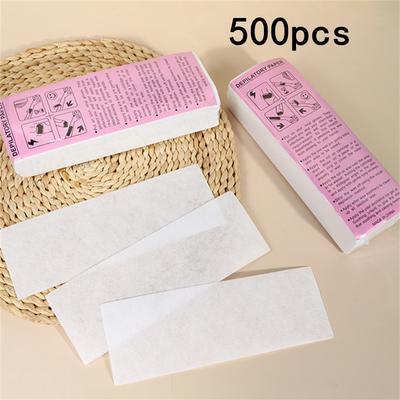 High Quality Nonwoven Hair Removal Wax Paper Rolls 100/500PCS Body Cloth Epilator Wax Strip for Hair Removal
