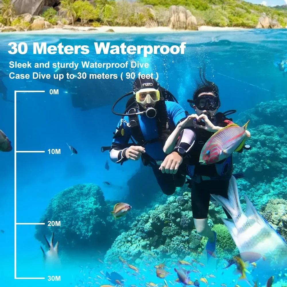 4K Action Camera - 120° Wide Angle, WiFi APP Control, Suitable for Diving & Skiing