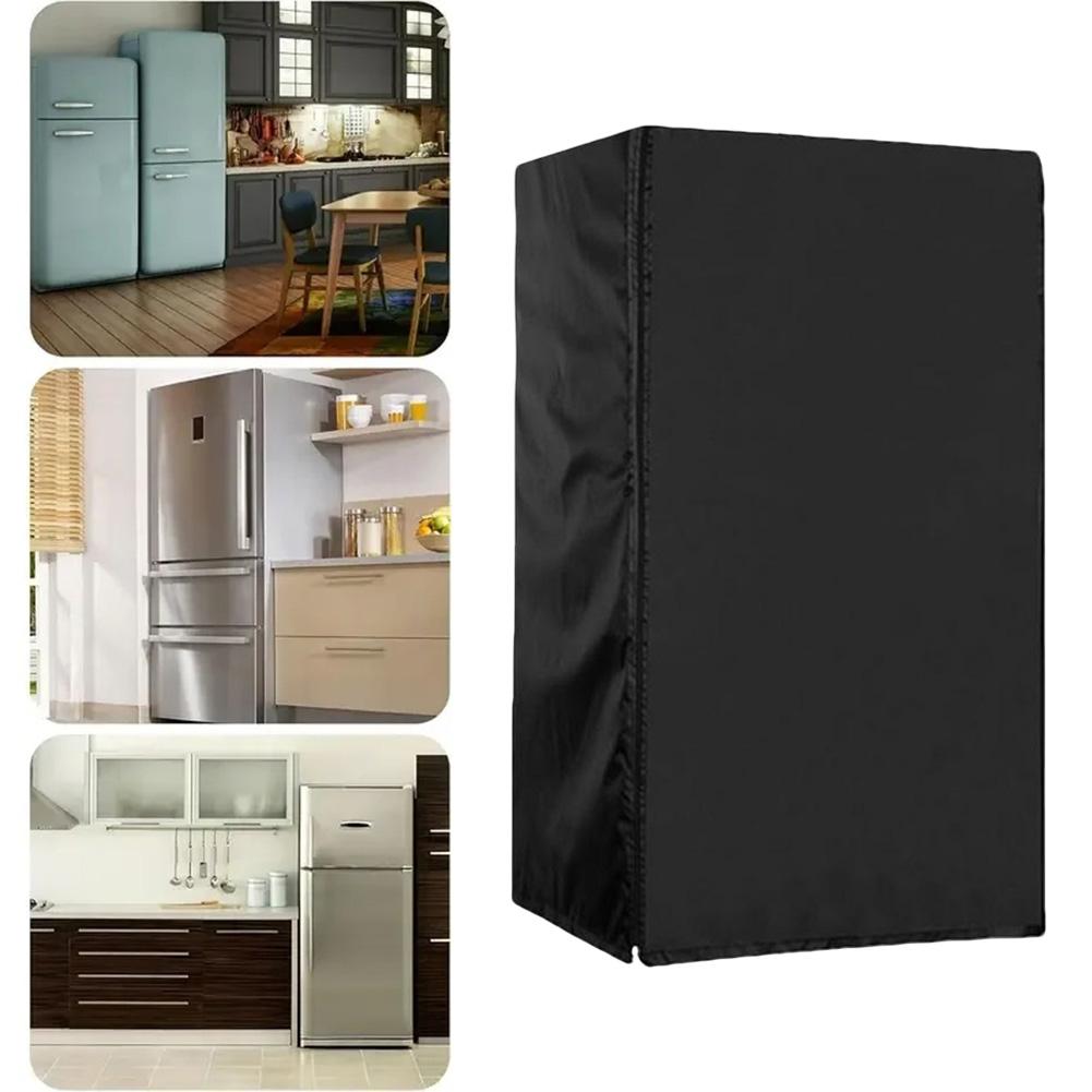 Tessuto Oxford 210D Protezione Frigorifero da Esterno Copertura Frigorifero Facile Accesso