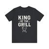 King Of The Grill T Shirt Bbq Lover Vintage Comfortable Homme Unisex Slightly Stylish Soft Top For Everyday Wear