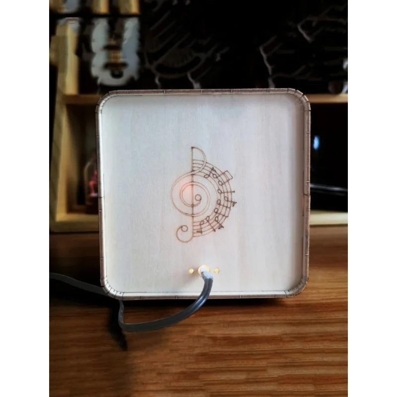 3D Holzpuzzle Nachtlicht, Holzpuzzles für Erwachsene Nachttischlampe, DIY 3D Holzpuzzles LED-Licht, Kreative Geschenke für Familie Freunde