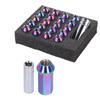 20pcs Wheel Lug Nuts M12x1.5 Thread 1.8in Height T304 Stainless Steel for Car ModificationColorful