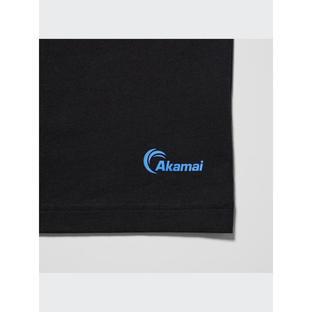 Uniqlo Míru pro všechny Grafické tričko s krátkým rukávem Běžný střih Akamai