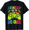 Leveled Up To 2nd Grade Gamer Back To School First Day Boys Unisex T-Shirt