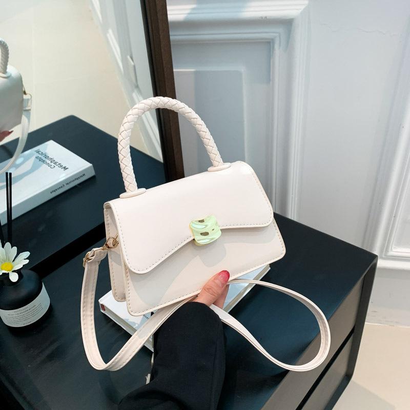 Contrasting colors early autumn 2025 summer new casual fashion simple portable crossbody shoulder small square bag