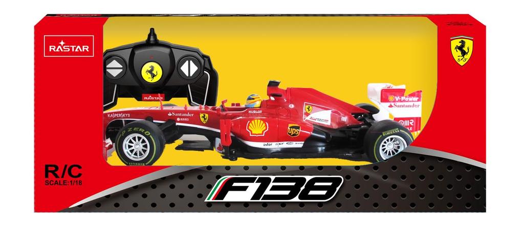 Doyusha 2.4GHz 1/18 Scale Ferrari F138 Electric Radio Control Model 14387