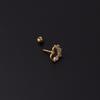 Puncture fashion Stud minimalist Twist Ball Stud lady Stainless Steel Earring