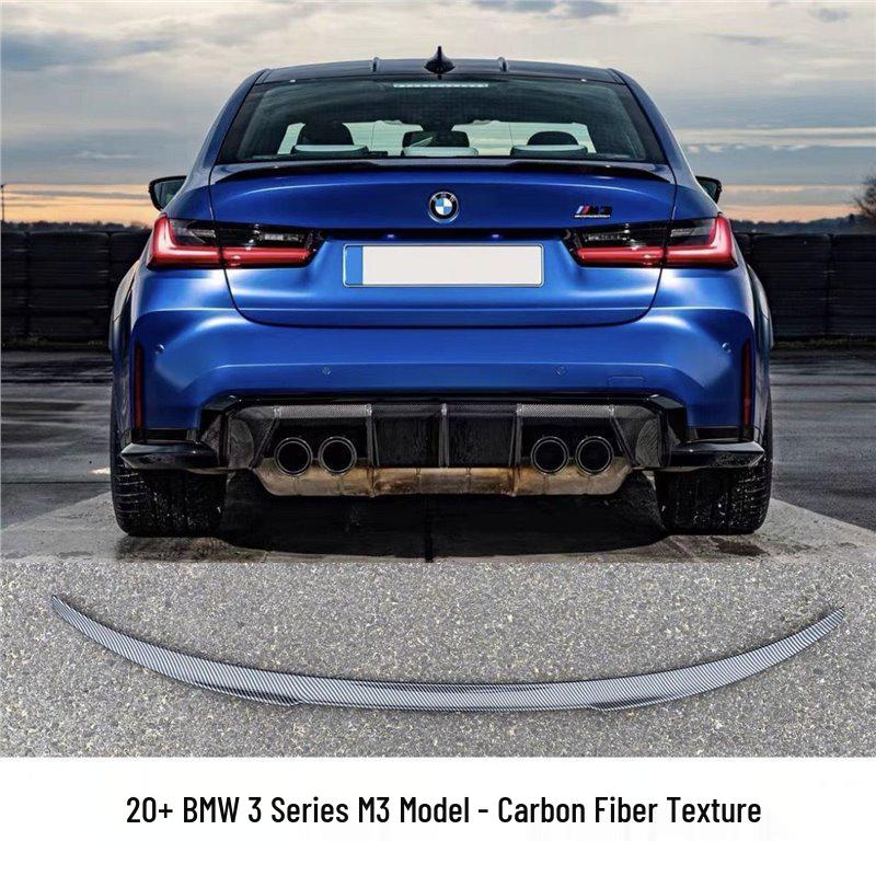 BMW 2023 New 3 Series MP Style Front Lip Bumper, Bright Black