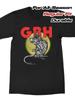 Men's GBH Graphic T-Shirt - Retro Punk Style, Soft and Breathable, Bold Print Design, Round Neck, Sh
