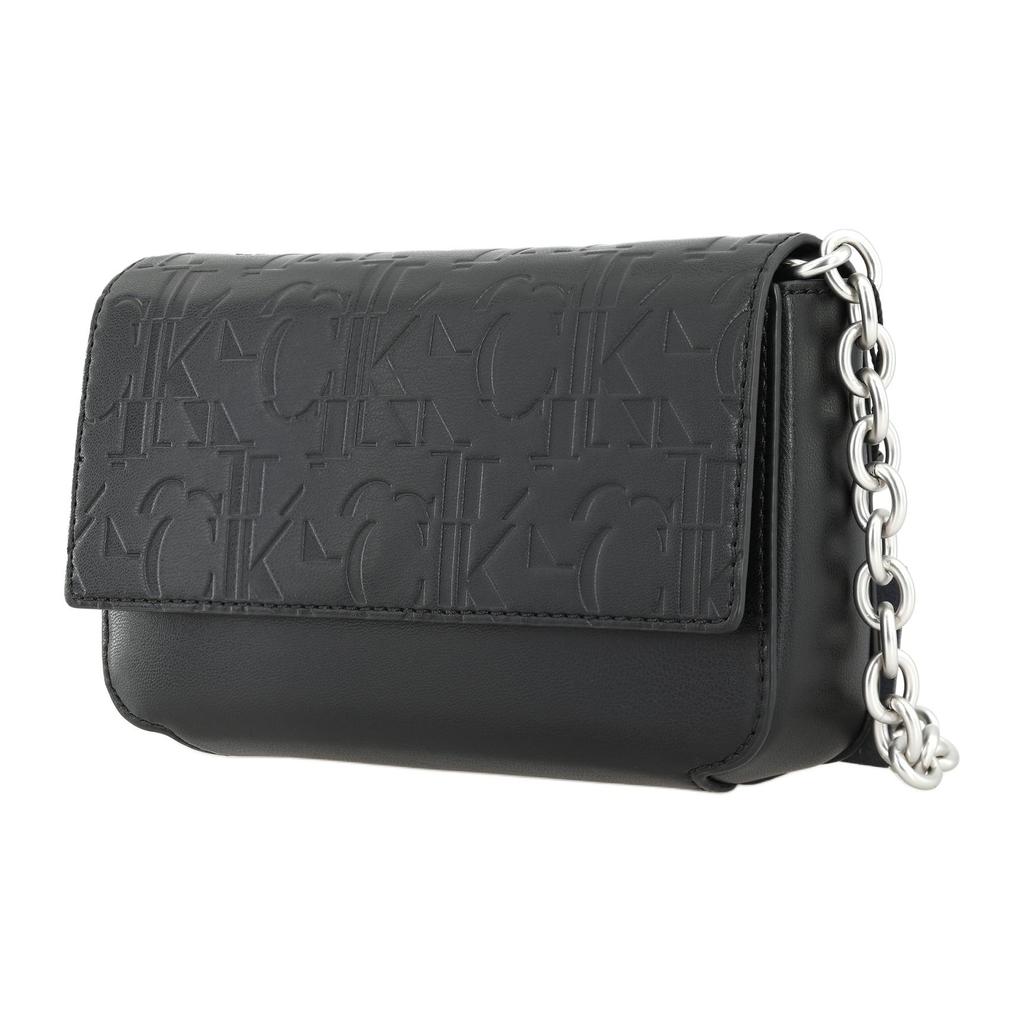 New CALVIN KLEIN Synthetic Material Cell Phone Pouch Shoulder Bag Medium Size Women's Black DP1610