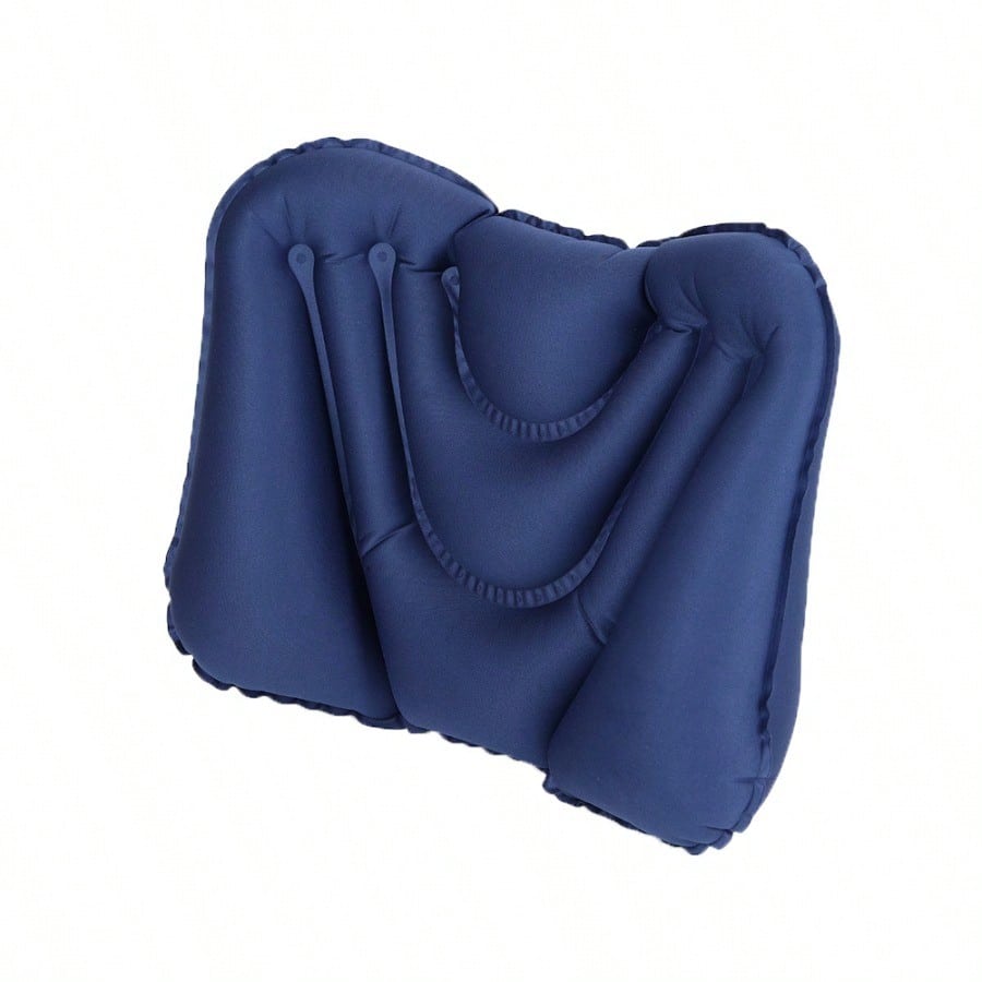 Travel Inflatable Waist Pillow Train Airplane Inflatable Cushion Press Inflatable Waist Pillow