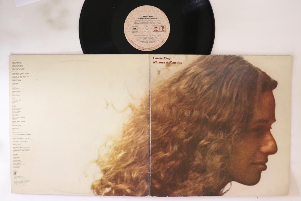 

LP Record CAROL KING - Rhymes & Reasons PE34950 ODE 1977 US Rock Used