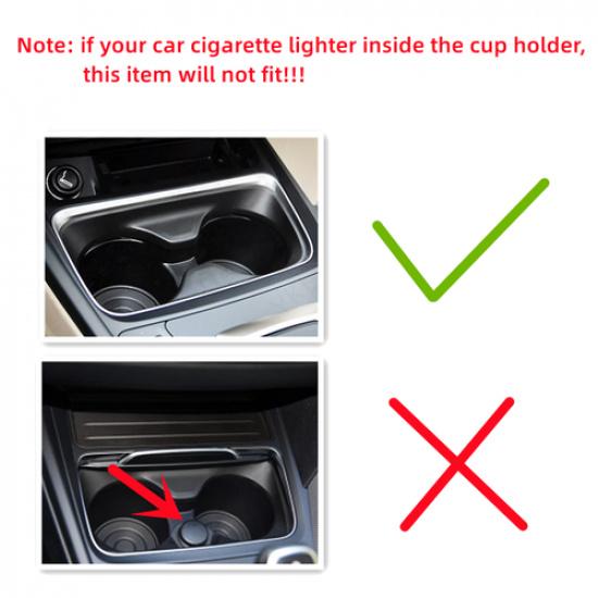 ABS Cup Holder ert Guard Cover Tray For BMW 3 Series F30 F31 F34 2013-2018