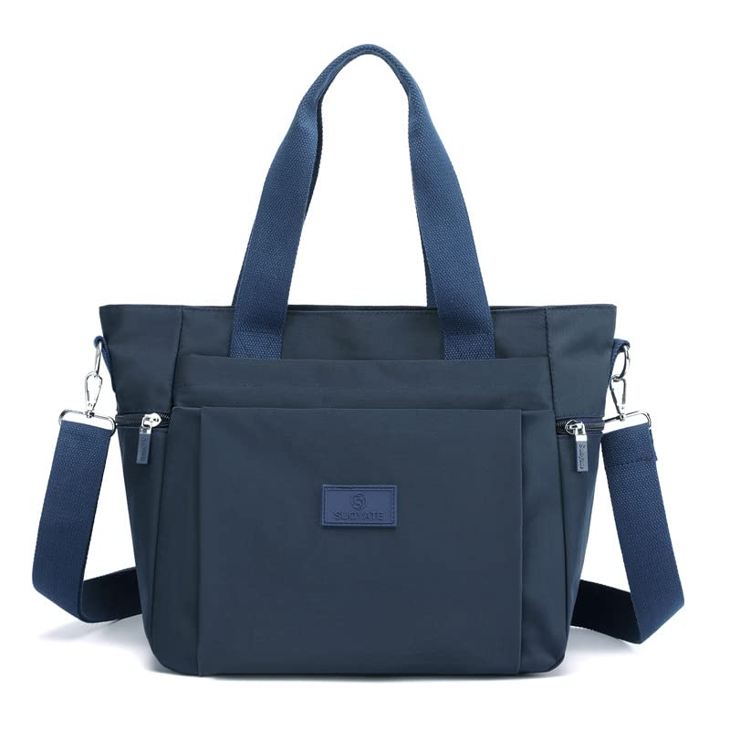 

NOVUS VENTUS Lightweight Tote Bag for Commuting, School, and More, Multi-Pockets, Shoulder Bag, Business Bag, Large Capacity, Freestanding Tote Bag,