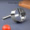Fruit Core Puller Anti-slip Cozy Grip Food Grade Stainless Steel Fruit Corer Punching Silver Color Peach Pear Core Remover Tool Kitchen Gadgets
