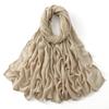 Muslim Modal Hijab Cotton Rayon Scarf for Women Double Stitching Wide Edge Rayon Shawl Islamic Thin Soft Viscose Turban Headband