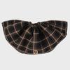 Eireve CHECK SCARF BIG SCRUNCHIE (BROWN)