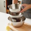 Stainless Steel Cooking Basin Korean Household Scale Basin Thickened Mixing and Basin Egg Beating Basin Salad Baking Basin