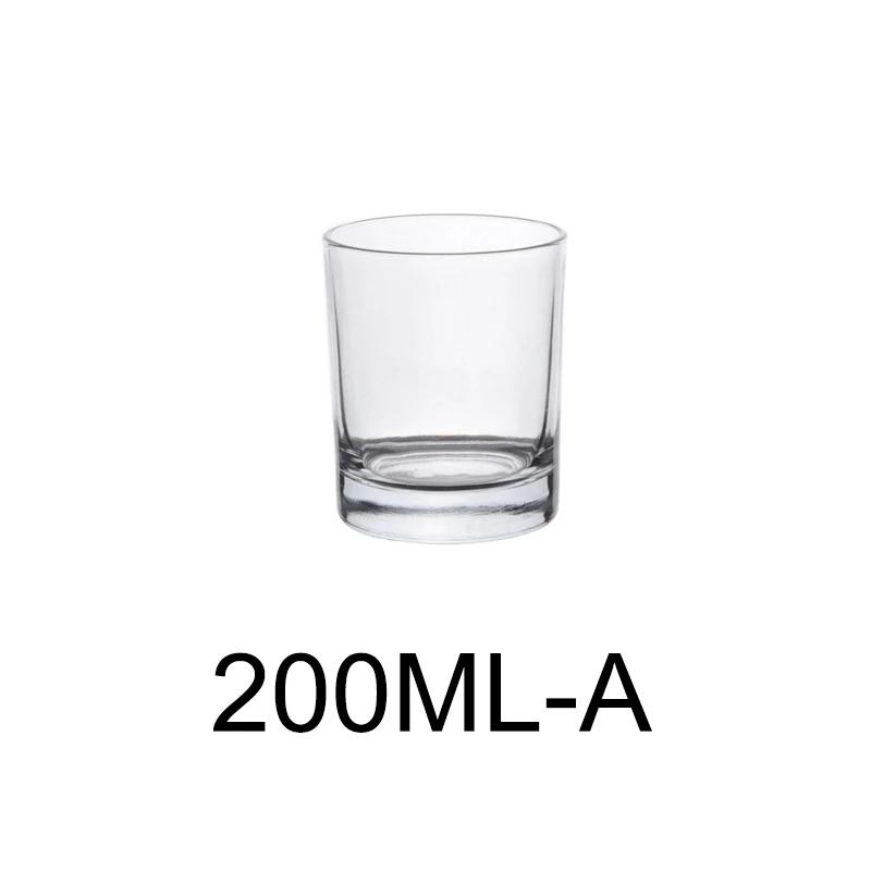 130-315ML Glass Water Cup Transparent Drinking Glasses for Juice Beer Iced Coffee Mugs Drinkware Household Straight Glass Cup