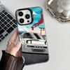 Anime T-Tokyo JDM Phone Case For Apple 11 12 13 14 15 16Pro Max Plus Protect Plating Phone Cover