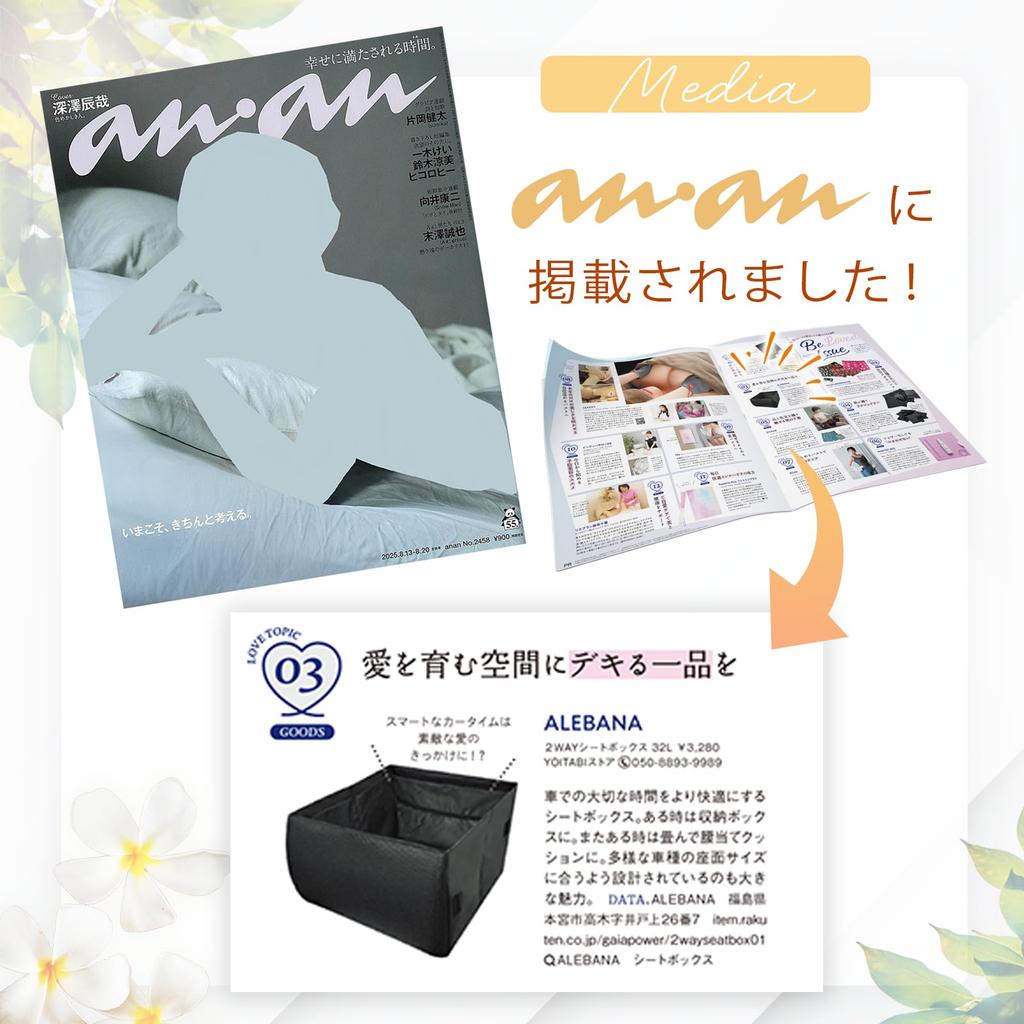 In ALEBANA Car Storage Seat Passenger Seat Luggage Lumbar Luggage and Bag Storage [Featured Anan] Box, Storage, Cushion,