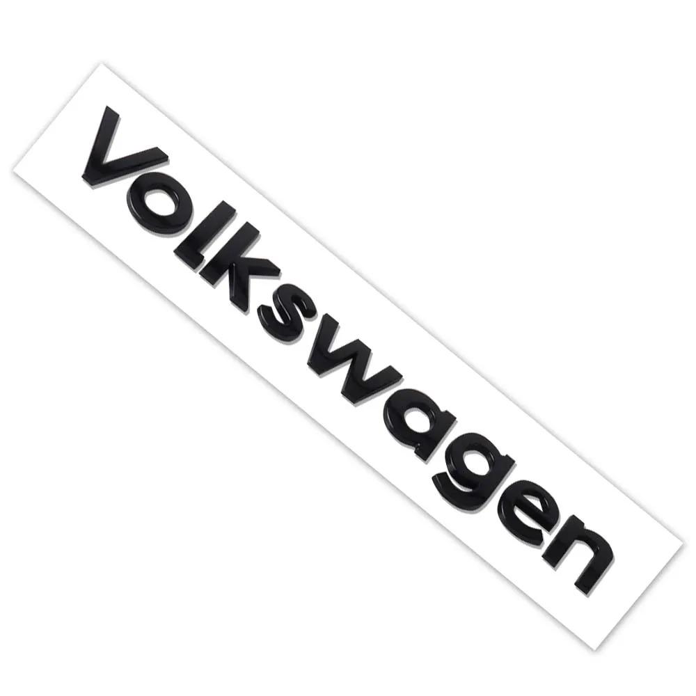 FD06-Emblems 3D Car Body Tail Trunk Decoration Letter Emblem Sticker For Volkswagen VW Golf Passat Polo Tiguan Jetta Caddy T-ROC