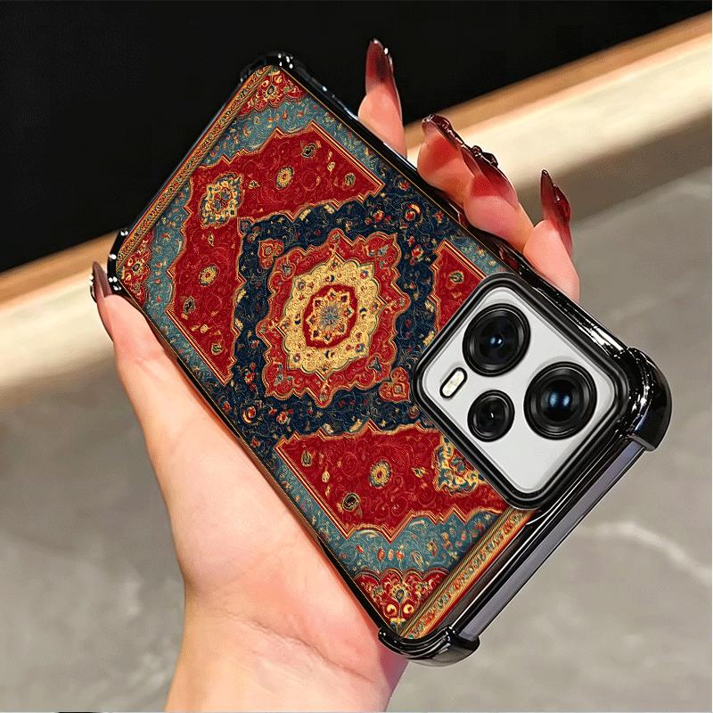 Persian Carpet Floral Pattern Soft Phone Case For Xiaomi Poco X7 X8 Pro Max X6 X5 X3 F8 Ultra F7 M8 M7 M5S Redmi 15C 15A 15 14C