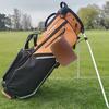 Golf Tools Case Multi-functional Golf Accessories Organizer Bag Faux Leather Large Capacity Golf Ball Tee Rangefinder Brush Holder Pouch