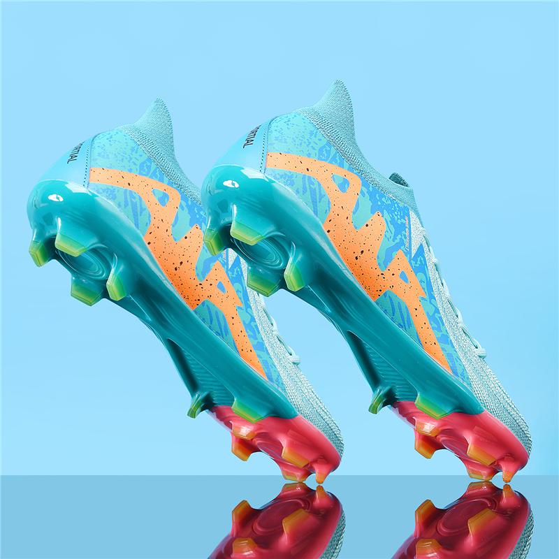 Comfortable Men Football Shoes Long Spikes Fast Soccer Shoes Grass Training Football Field Boots High Quality Sneaker Original