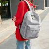 Adjustable Shoulder Strap Solid Color Personalized Fleece College Style Lightweight Casual Backpack