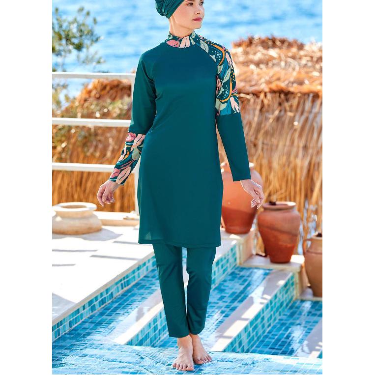 AYRAERYNA Kurung Kedah Kalila Bestickt Bedruckt Sulam