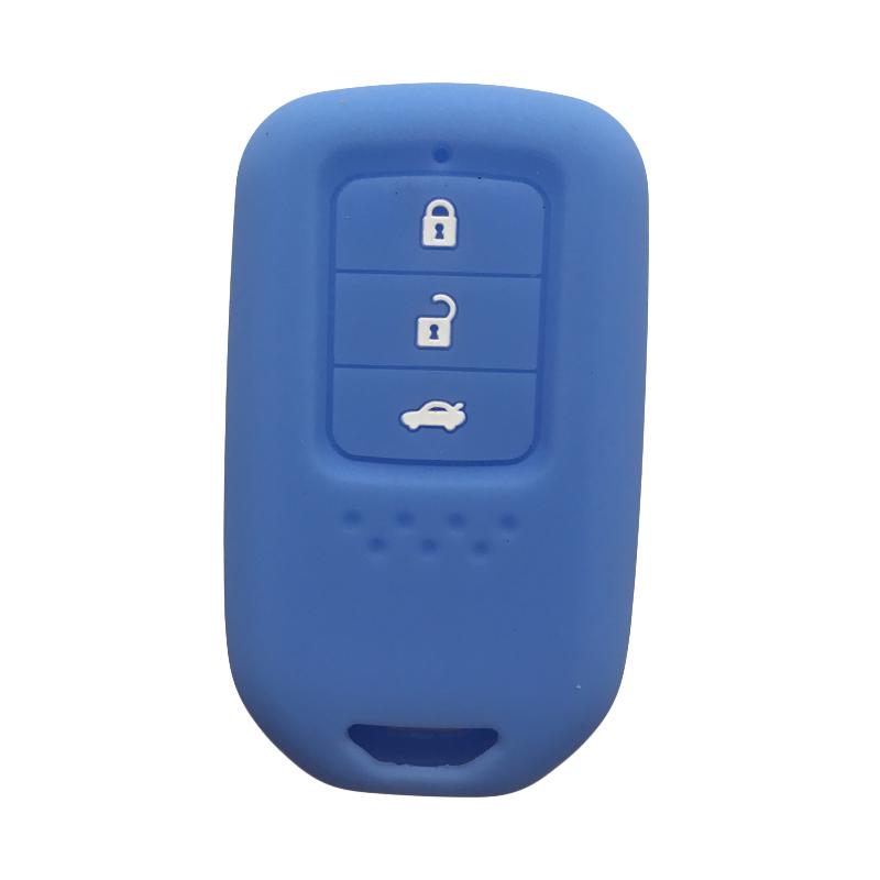 Silicone Key Case Holder for Honda SRV 2021 CR-V Civic 4d 2015 2016 2017 Inspire Key Cover 3Button Remote Smart Case for Keys
