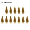 12pcs Mini Christmas Tree Pine Tree DIY Christmas Decorations For Home Table Navidad Xmas Ornaments New Year Decor Kids Gift