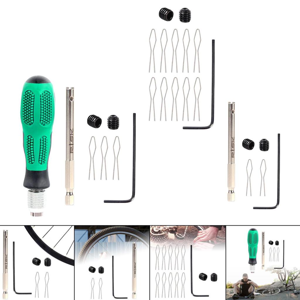 Bike Spoke Insertion Tool Anti-Rust Anti-Corrosion Cycling Spokes Removal Spanner