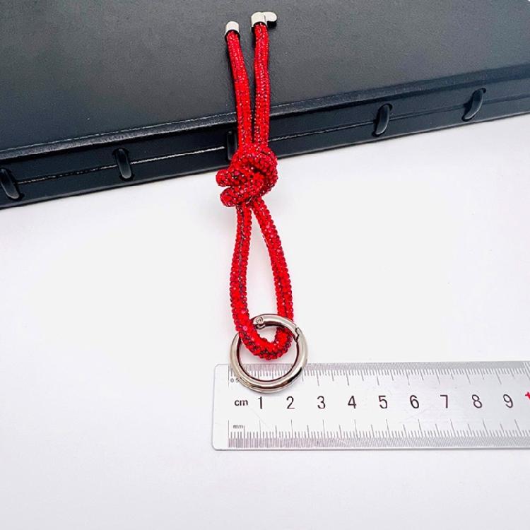 Diamonds Encrusted Heart Keychain Elegant Crystal Heart Phone Strap Keychain Charm Jewelry Gift for Trendy Ladies