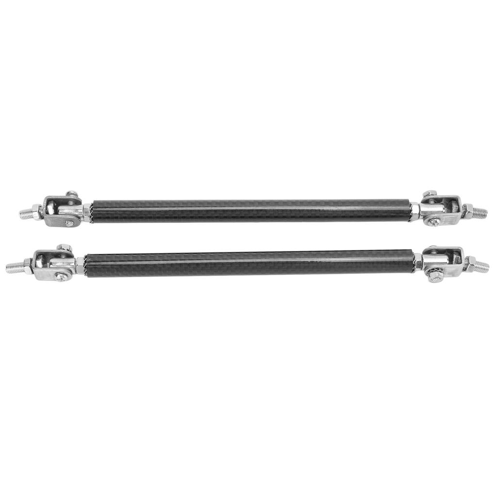 Front Rear Bumper Lip Strut Rod 150mm 5.9in Carbon Fiber Stainless Steel Universal Modification