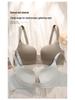 Glossy Seamless Push-Up Bra for Women - Versatile, Cross-Back, Anti-Sagging, Uplift Design for Small Chest
