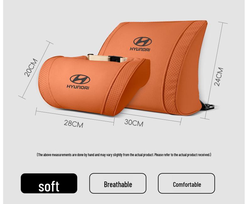 Fits Hyundai ix35, ix25, Elantra, Mingtu, and Langdong car seat headrests and neck supports.