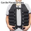 Outdoor-Klettern, Camping, Wandern, 12er-Pack Holster, tragbare Flaschen-Taille, Bier-Gürteltasche, praktische Weinflaschen, Getränkedosenhalter-Tasche