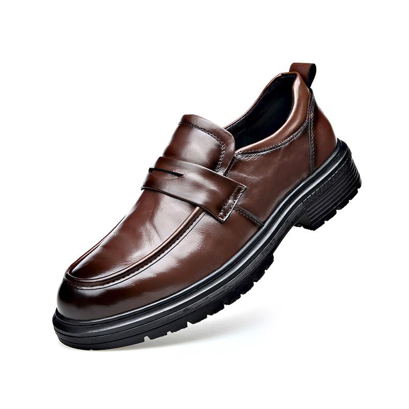 

Брендовая повседневная обувь ручной работы из кожи, мужские кроссовки, мужская обувь для активного отдыха, дышащая обувь на плоской подошве, горячая распродажа, мужские мокасины на платформе 38