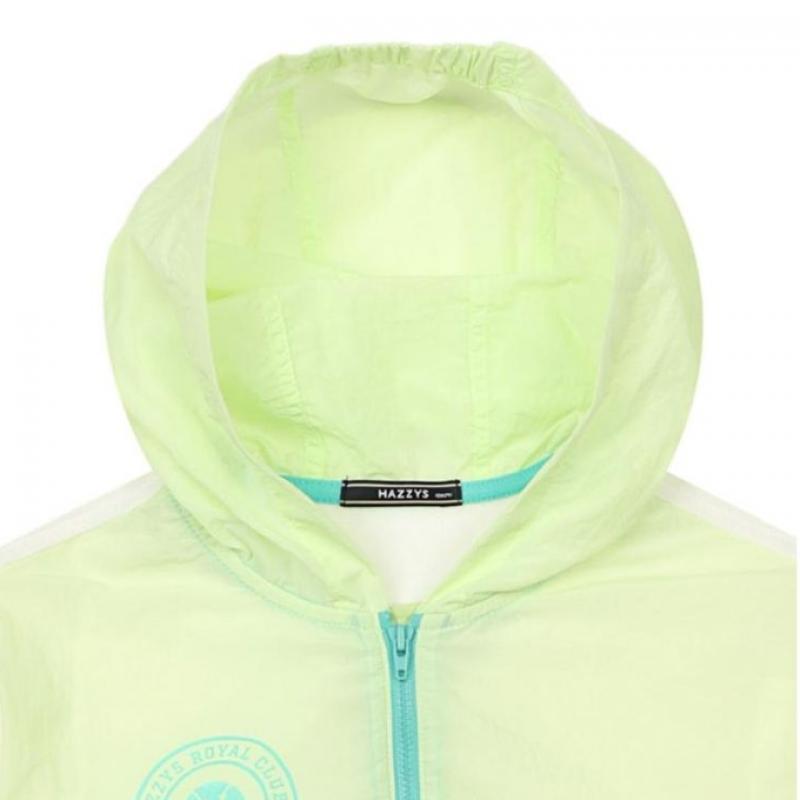 [Hedges Kids] Pantaloni Hedges Skies Hybrid Anorak, model de sus și de jos, lime 
