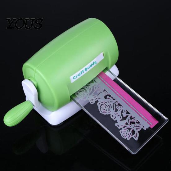 Kunststoff DIY Papierschneide-Prägemaschine Albumkarte Scrapbook Cutter Werkzeug